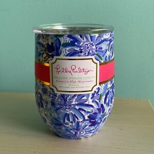 Lilly Pulitzer Insulated Stemless Tumbler - “High Maintenance”